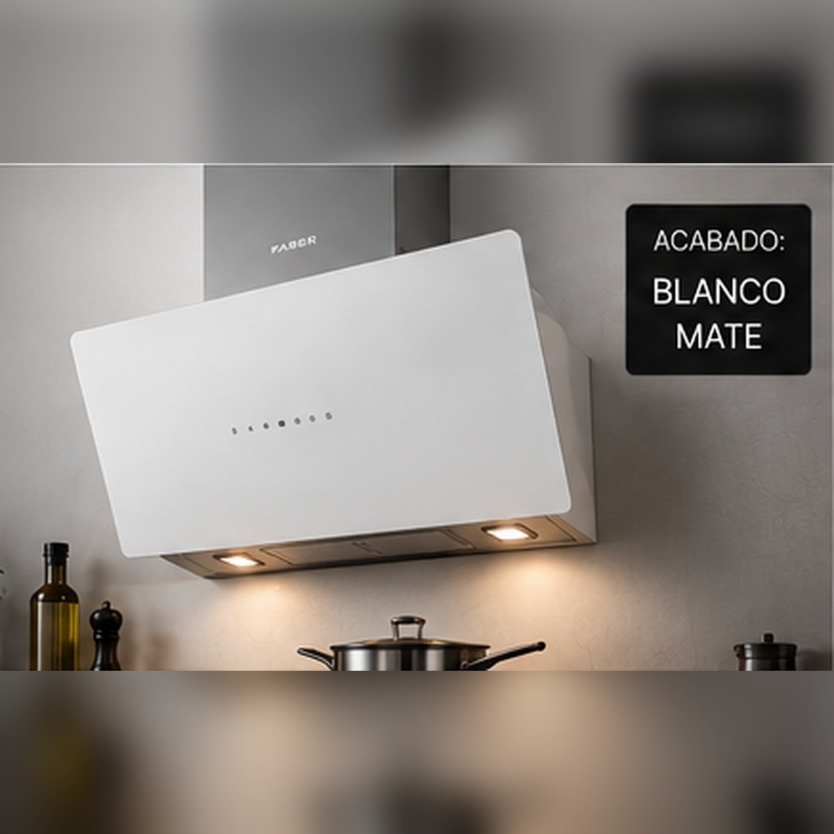 FABER Veil A90 — Blanco mate — vista principal