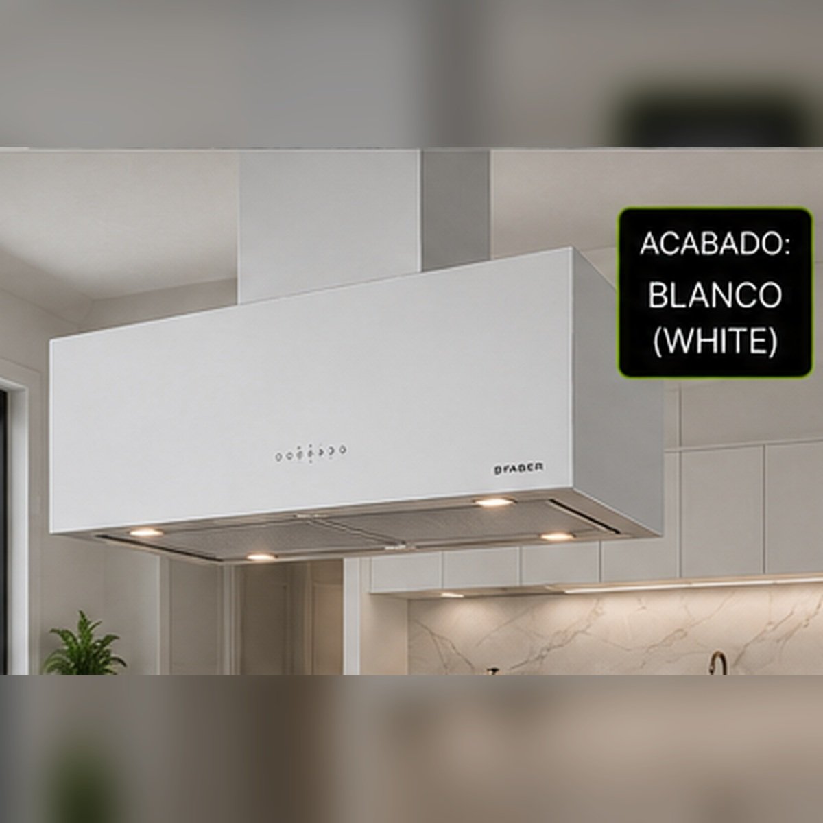 FABER Cubia Isola Plus 90 — Blanco — vista principal