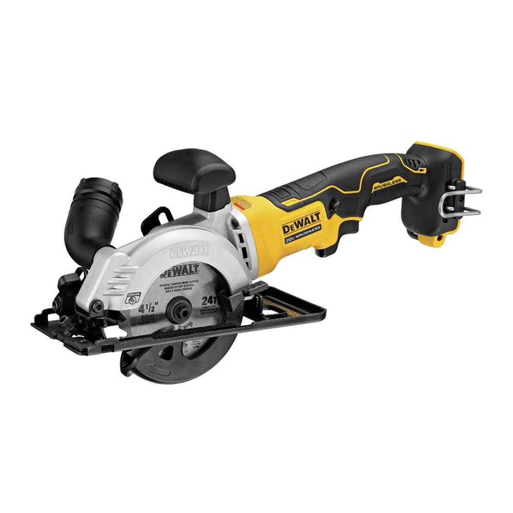 Sierra circular 4 1/2" 20V MAX motor brushless — DEWALT, foto oficial del fabricante