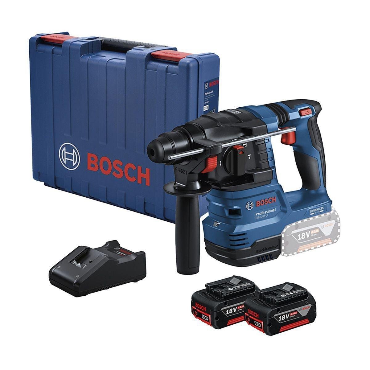 Rotomartillo brushless 18V SDS 2 baterías y maletín — BOSCH, foto oficial del fabricante