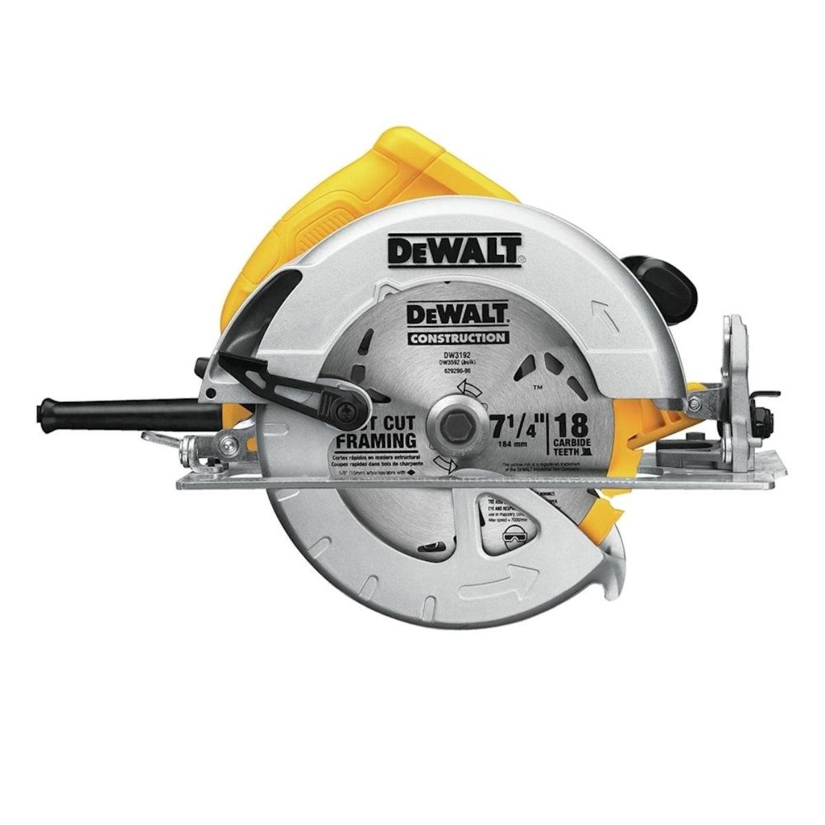 Sierra circular 7 1/4" 1800 W bisel 57 grados — DEWALT, foto oficial del fabricante