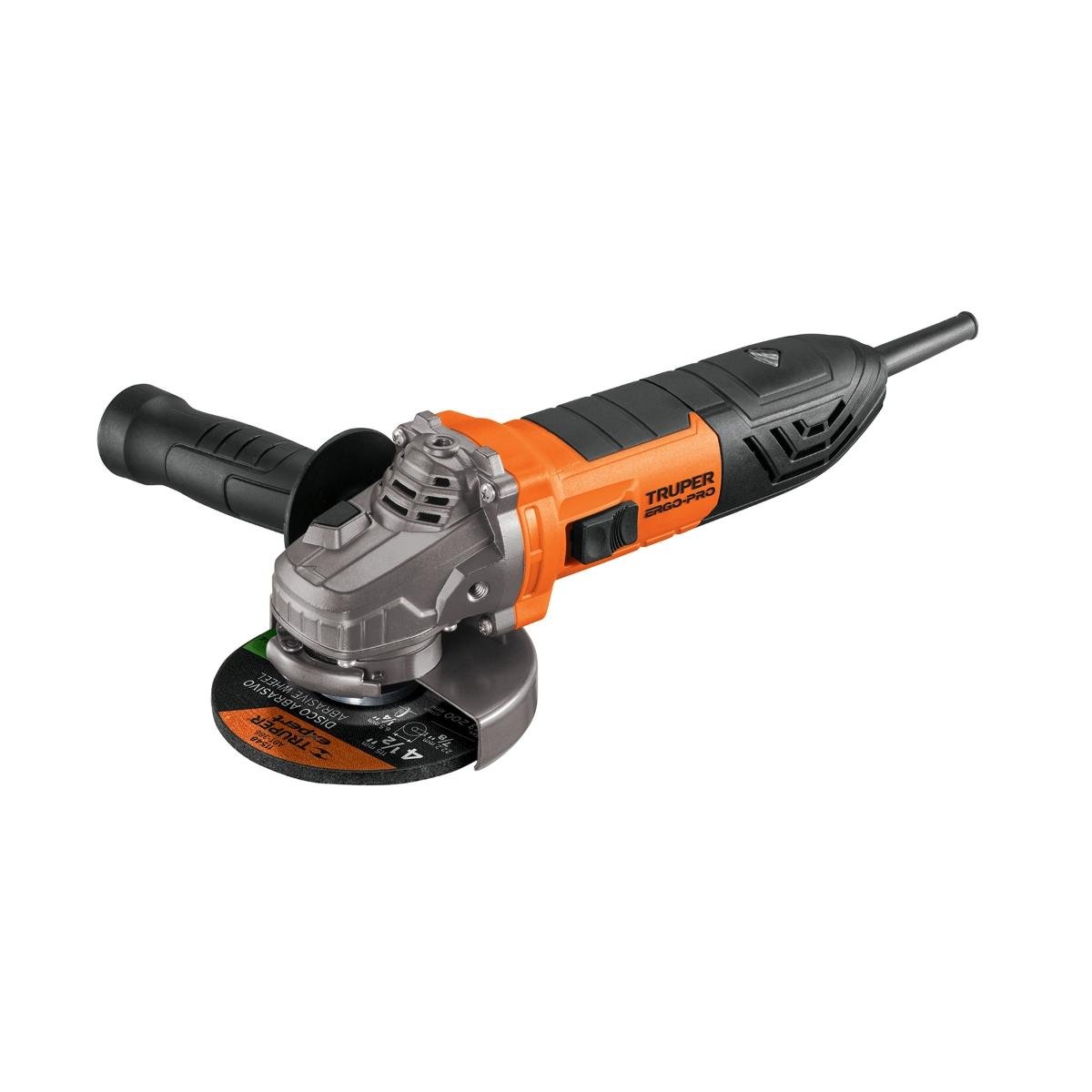 Esmeriladora angular 4 1/2" 850 W ErgoPro — TRUPER, foto oficial del fabricante