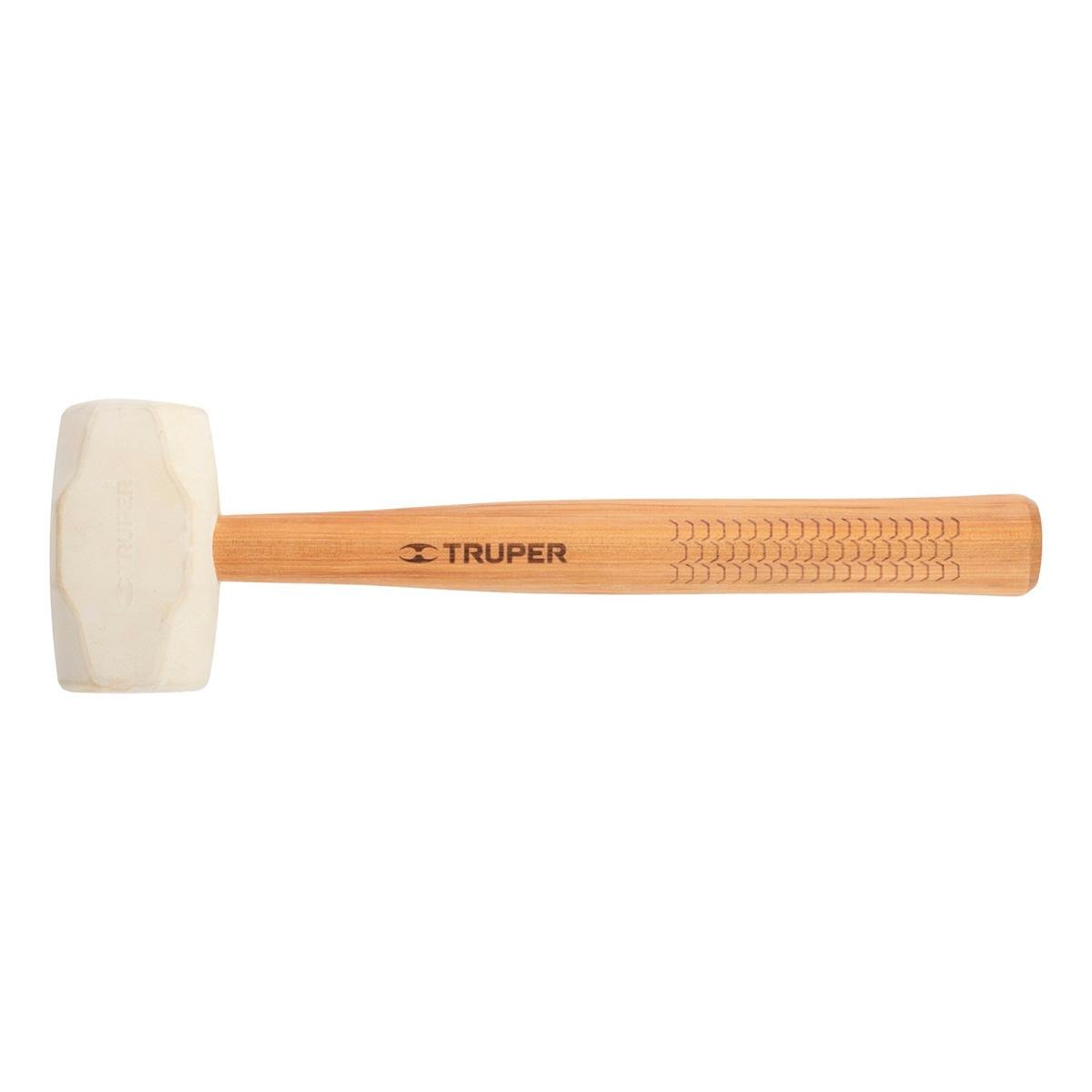 Mazo de hule 16 onzas mango madera hickory — TRUPER, foto oficial del fabricante
