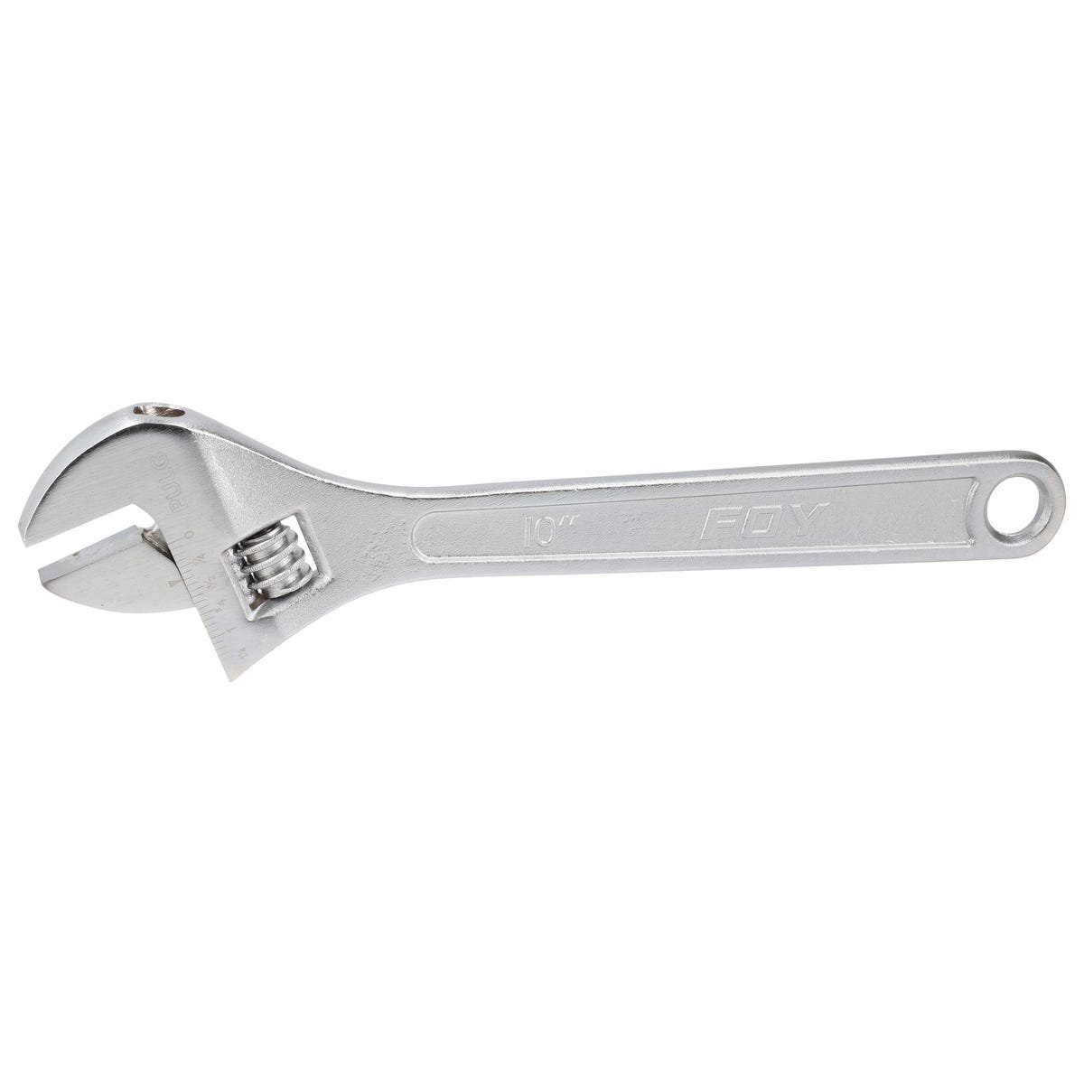 Llave ajustable cromada 10" 1-1/8" — URREA, foto oficial del fabricante