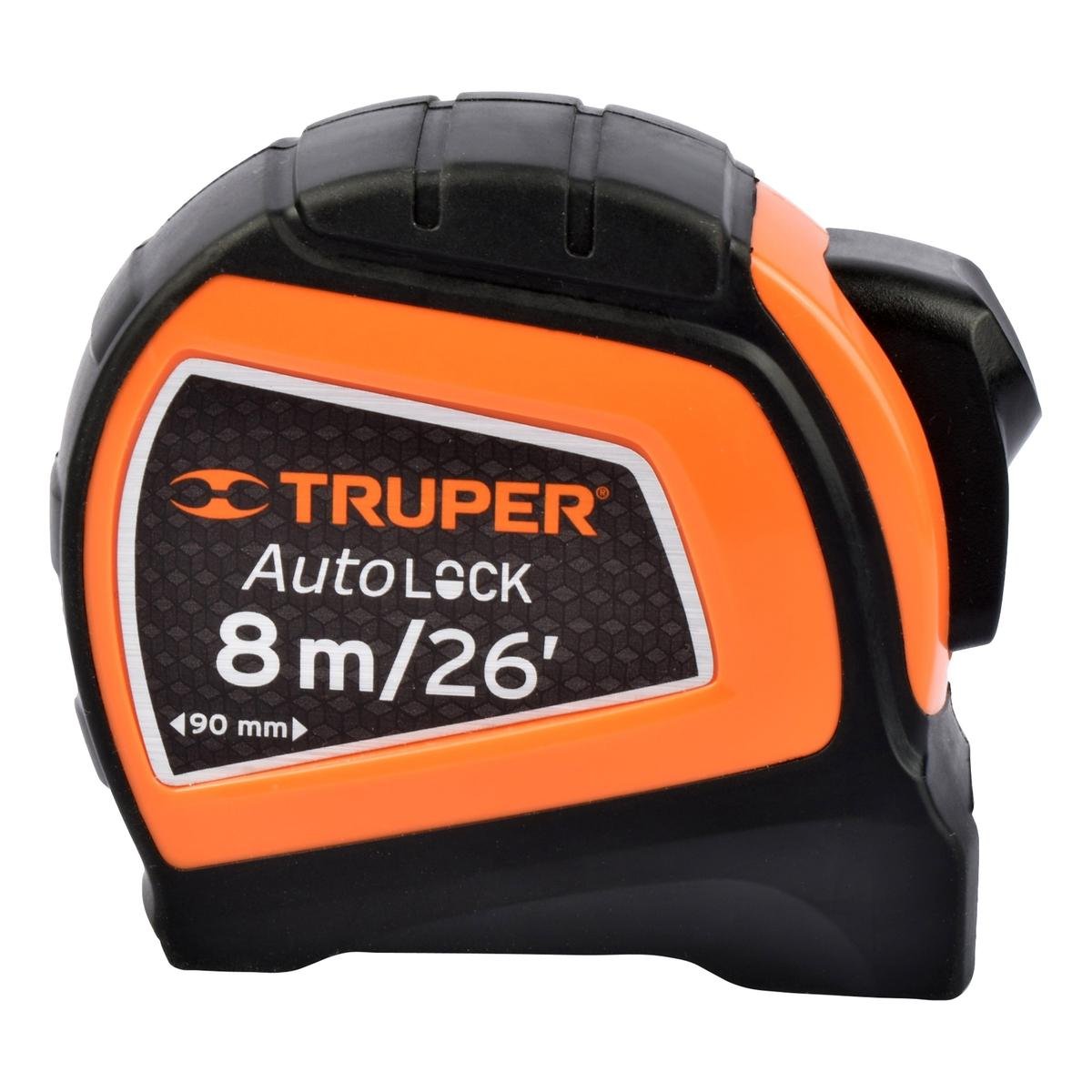 Flexómetro 8 metros Auto-Lock cinta 25 mm — TRUPER, foto oficial del fabricante