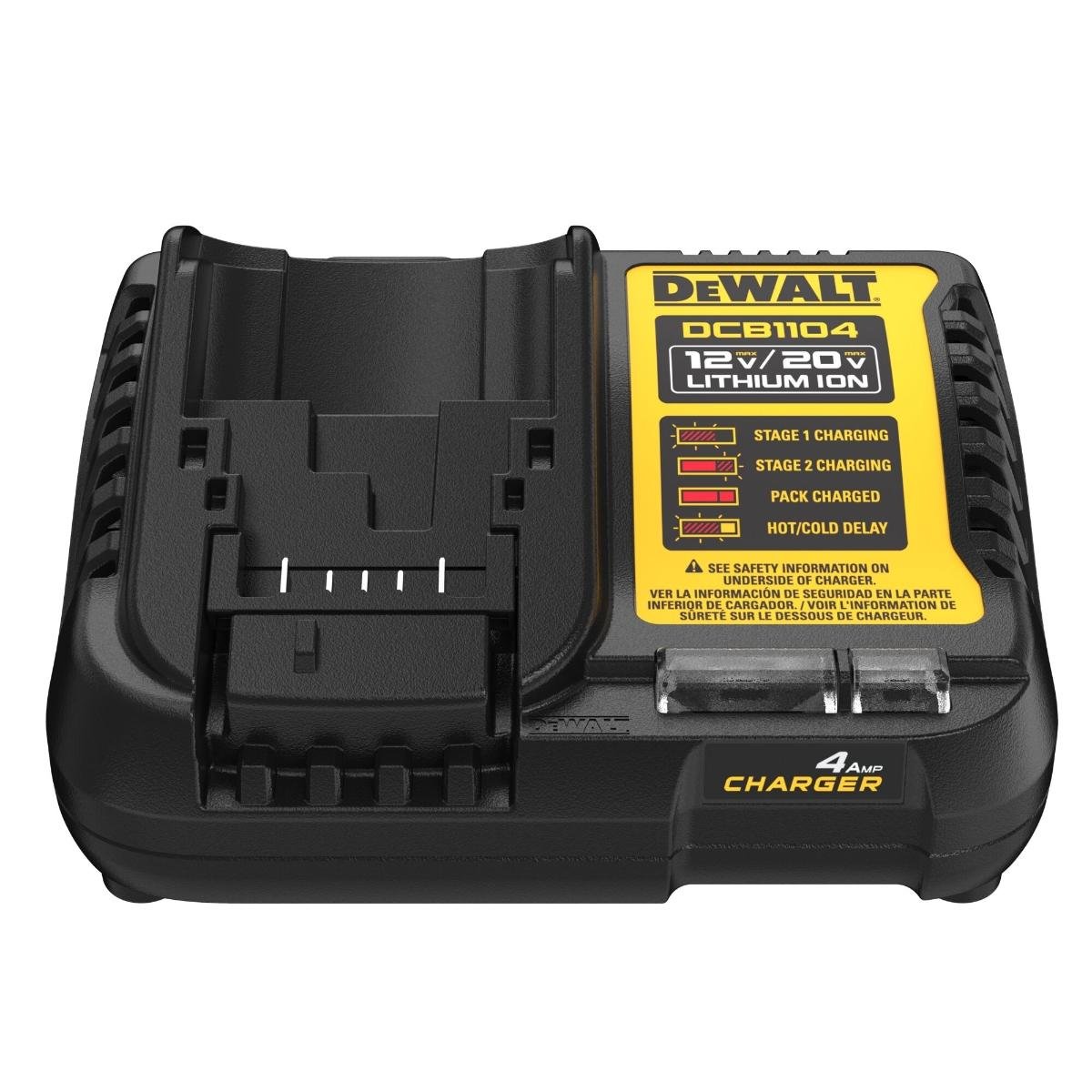 Cargador para baterías 12V, 20V y 60V MAX — DEWALT, foto oficial del fabricante